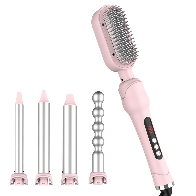 

Высококачественные салонные щипцы для завивки волос, стайлер для волос, воздушные обертывания, фен, бежевые щипцы для завивки волос, полный набор, стайлер