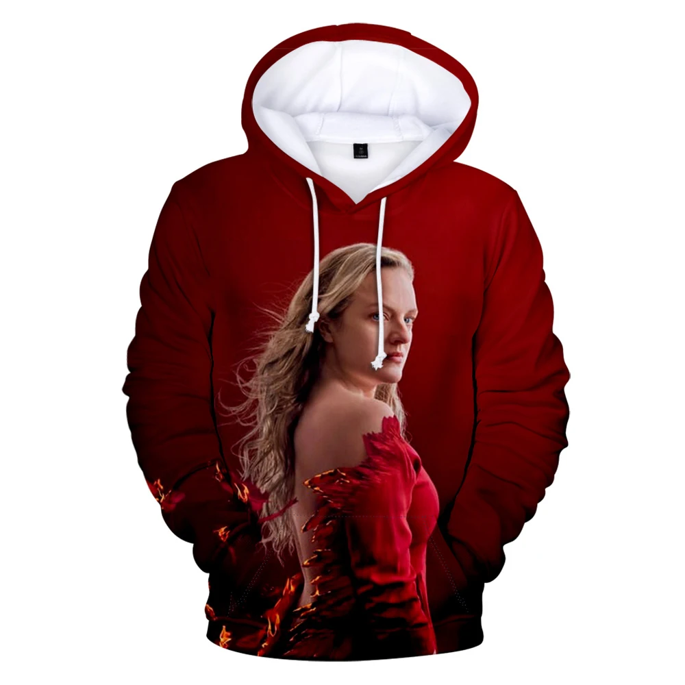 Handmaid's Tale Hoodie uniseks sweter bertudung Pria Wanita lengan panjang baju 3D televisi Amerika baru