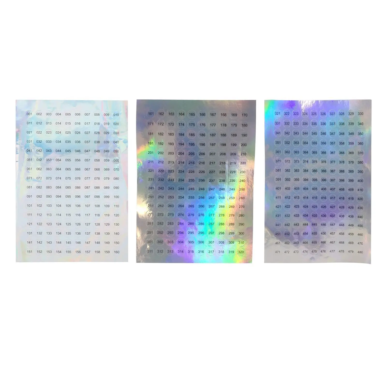 Lasers etiqueta digital adesivos à prova dwaterproof água 10mm diâmetro número arranjo tags adesivo unha polonês garrafa manicure ferramenta cor