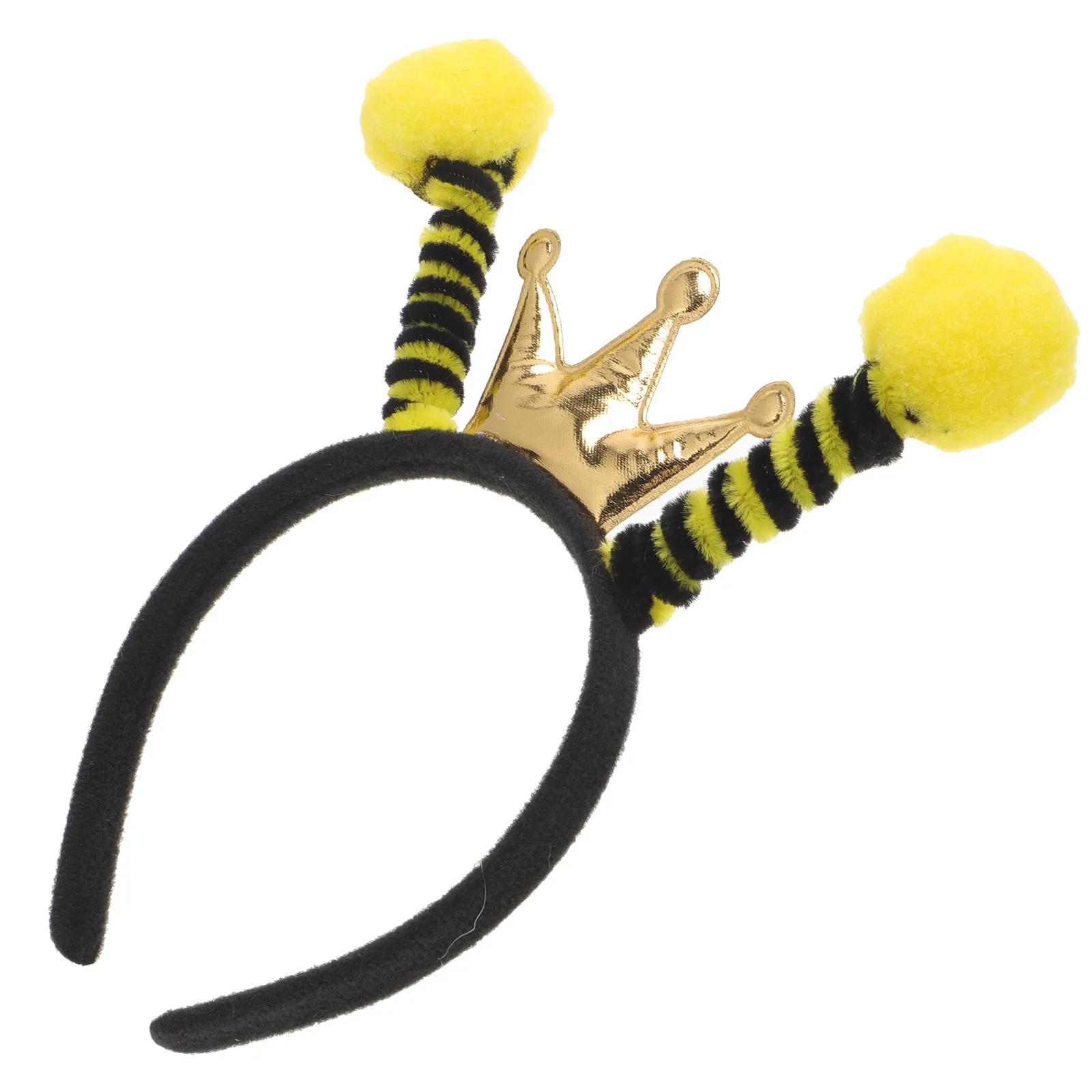 Diademas con Antenas Amarillas, Lindas Bandas para el Cabello con Forma de Insecto, Accesorios para Disfraces de Abeja y Mariquita para Adultos, Artículos para Fiestas, Diademas Elásticas de Plástico