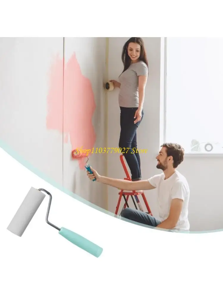 

C4DF Набор пенопластовых валиков с ручкой. Мини-набор пенопластовых валиков. Валик для тонкой отделки. Простой в эксплуатации на