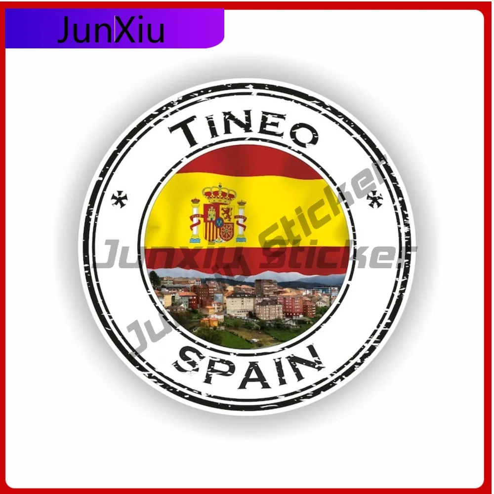

Tineo Spain Seal Unique Car Durable Accessory Art Round Sticker Cute Boat Weatherproof Stylish Boat Wall Bumper Funny Sticker