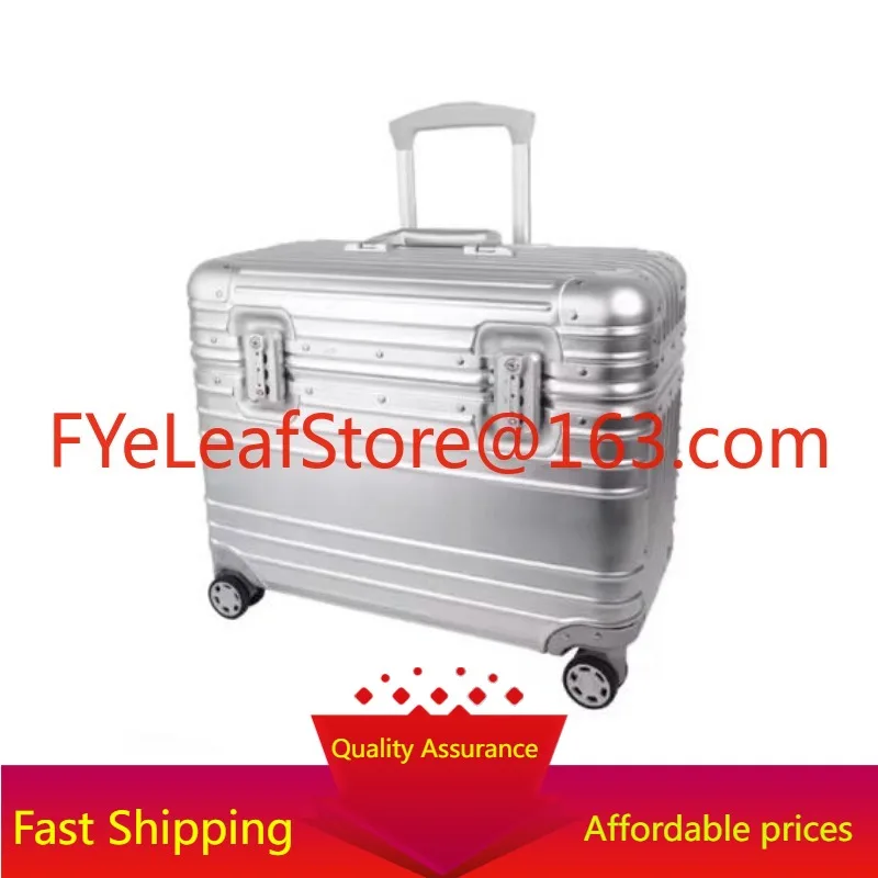 Travel Bags Business Carry On Aluminium Pilot Case Luggage Suitcases Trolley Pilot Case.