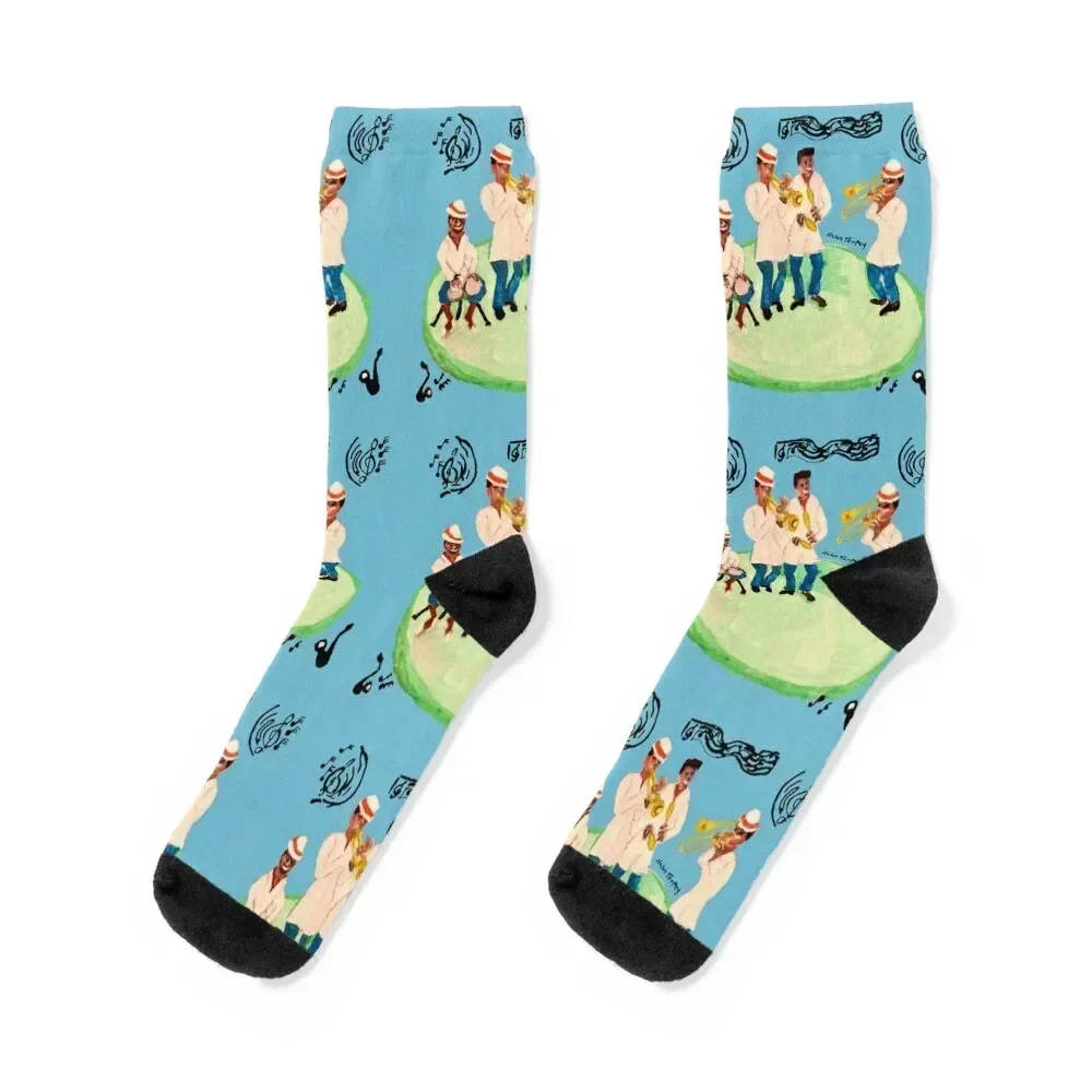 

Jazz Musicians Pattern Socks cotton designer Run japanese fashion Boy Socks Women's floor basketball hip hop Women Socks Men's