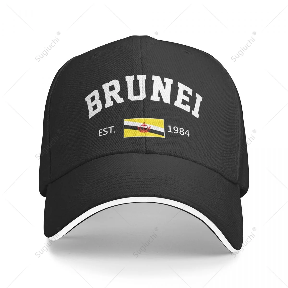 Baseball Cap Brunei EST.1984 Independence Day Men Women Unisex Hip Hop Sandwich Caps Snapback Golf Hat Fishing