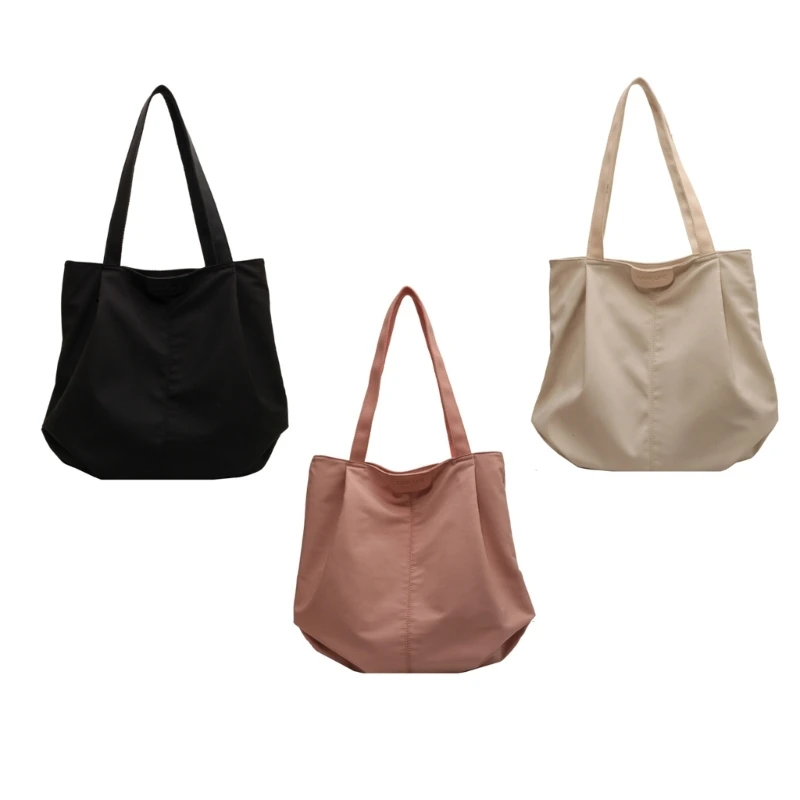 Dames casual canvas schoudertas herbruikbare draagtas shopper handtas voor meisjes