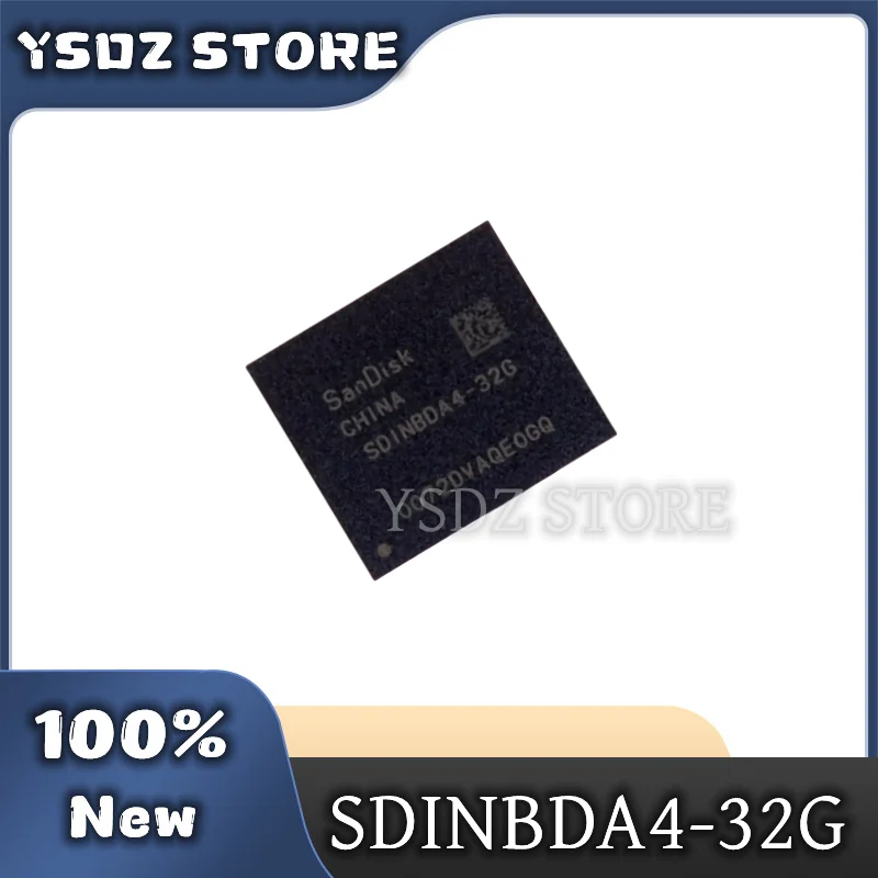 

1-10PCS/LOT 100% New original SDINBDA4-32G SDINBDA4 BGA153 EMMC 5.1 32GB In Stock