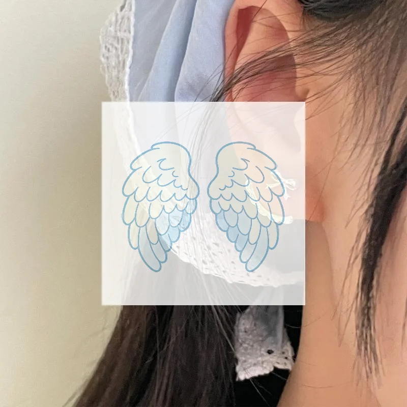 Sweet Cute Bow Stud Earrings for Women Korea Ribbon Earrings Simple Minimalist Ear Piercing Jewelry Gifts