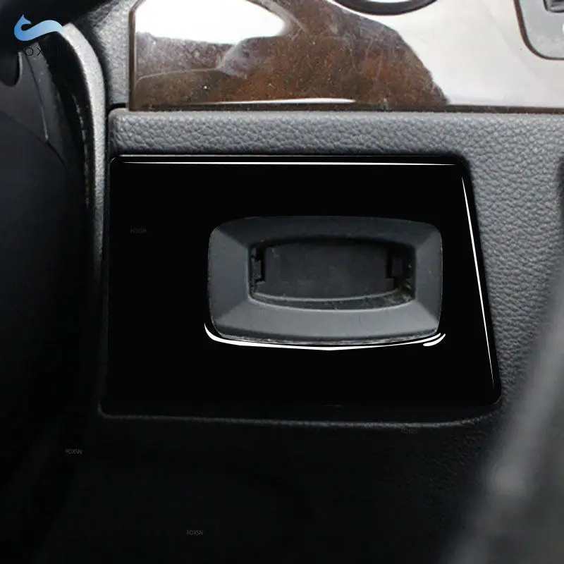 Car Ignition Switch Key Hole Trim Sticker For BMW 3 Series E90 E92 E93 2005 2006 2007 2008 - 2012 Soft PVC Plastic Accessories