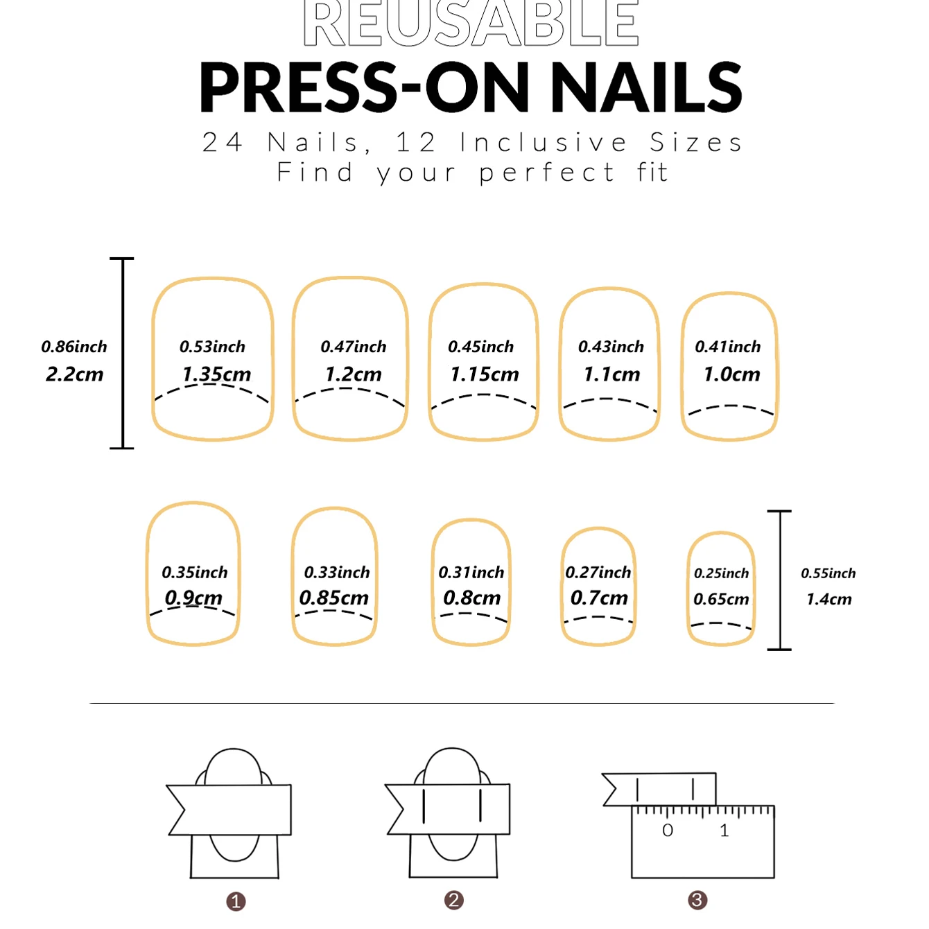 Faux ongles rectangulaires en forme de cœur, 24 pièces, couleur chair, pointus, français, pour la saint-valentin, adaptés aux femmes et aux filles