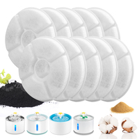 Replacement Filter For Cat Dog Water Drinking Fountain Activated Carbon Replaced Filters 6/12/24PCS Fountain Dispenser Feeders