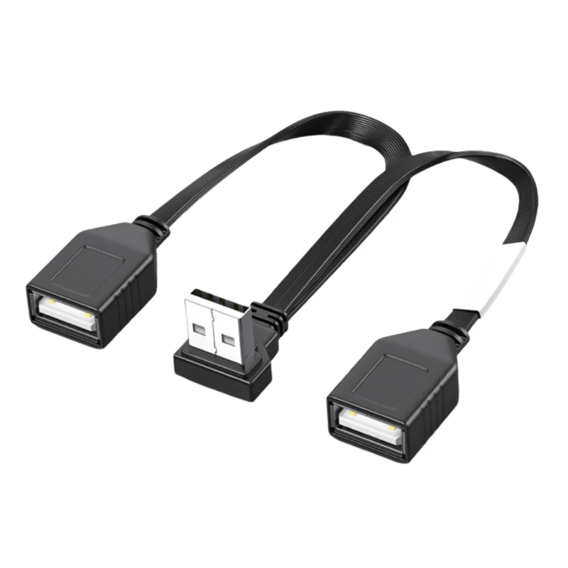 10cm 20cm USB 2.0 A 1 male to 2 Dual USB Female Data Hub Power Adapter Y Splitter USB Charging Power Cable Cord Extension Cable