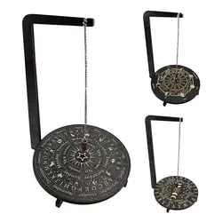 Pendulum Display Stand Jewelry Crystal Display Shelf Stand Dowsing Planchette Board for Bedroom Living Room Yoga Room Meditation