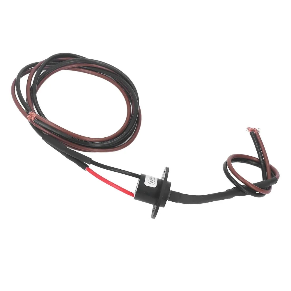 

Двухканальный электрический контактный коллектор 20А 250 об/мин, проводящее кольцо, роторный коллектор, оборудование для электротестирования