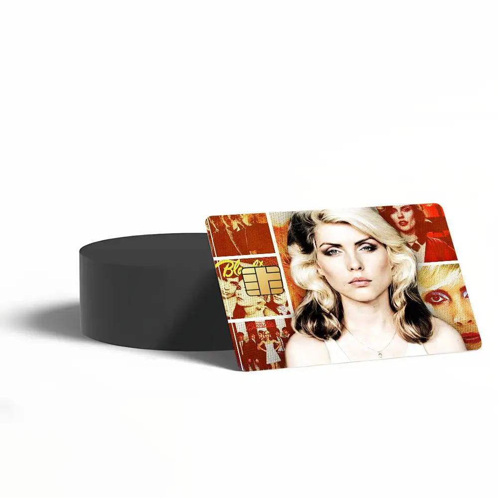 Singer D-Deborah H-Harry Card Stickers for Bank Access Protective Waterproof Film Cover Sticker Surprise Gift