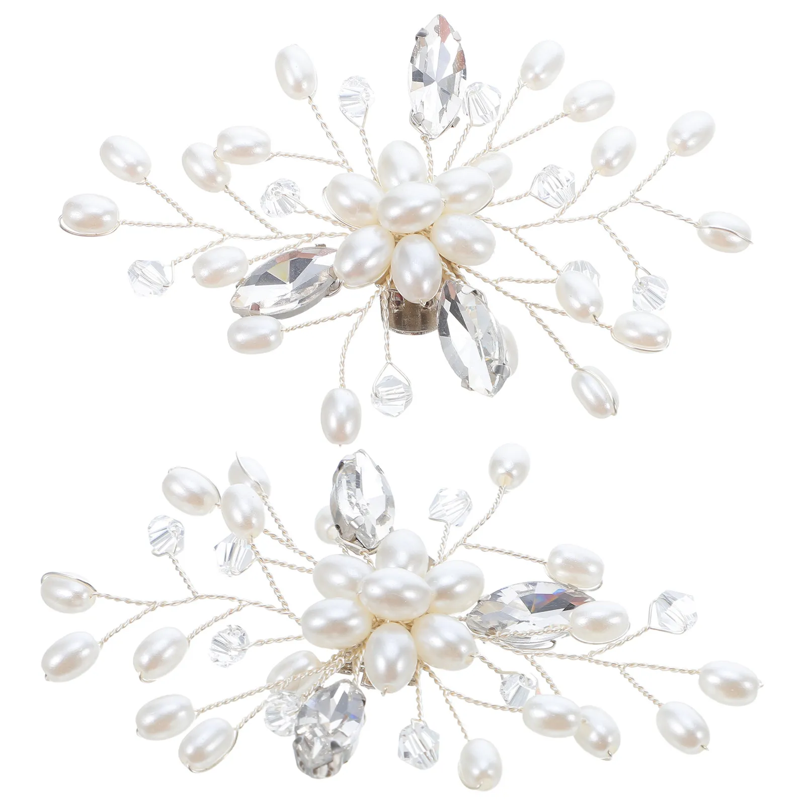 

2 шт. декоративные клипсы для обуви с жемчугом и стразами для женщин, для свадебных туфель, босоножек, балеток, с цветочным декором, аксессуары для обуви