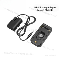 SmallRig NP-F Battery Adapter Mount Plate Kit with NP-FZ100/LP-E6NH Dummy Battery Power Cable for Sony ZV-E1/FX3/A7CR 4341 4340