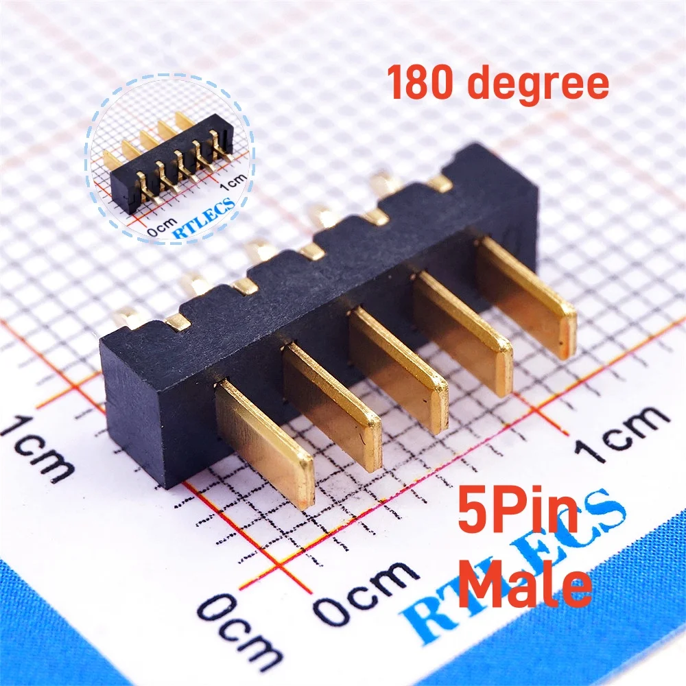 20Pcs Blade Male Battery Connector 2.5 MM Pitch 2 3 4 5 6 7 8 9 10 11 Position Right Angle Through Holes Straight PCB Header