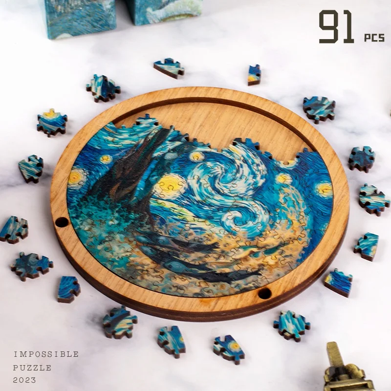 Undersea starry sky puzzle puzzle decryption galaxy infinite irregular wooden national tide high difficulty GM the same adult