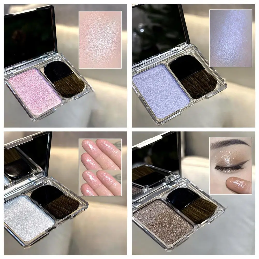 

Starlight Highlight Palette With Brush Facial Collarbone Atmosphere Brightening Natural Clear Three-dimensional U9O4