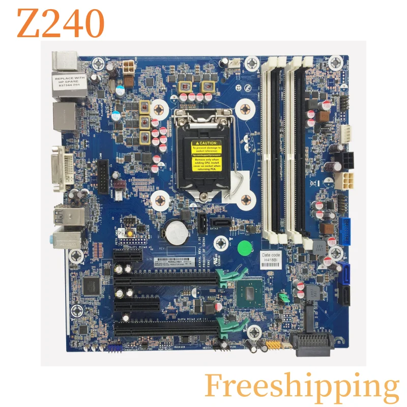 

837344-001 For HP Z240 Tower Motherboard 795000-001 908397-601 C236 LGA1151 DDR4 Mainboard 100% Tested Fully Work