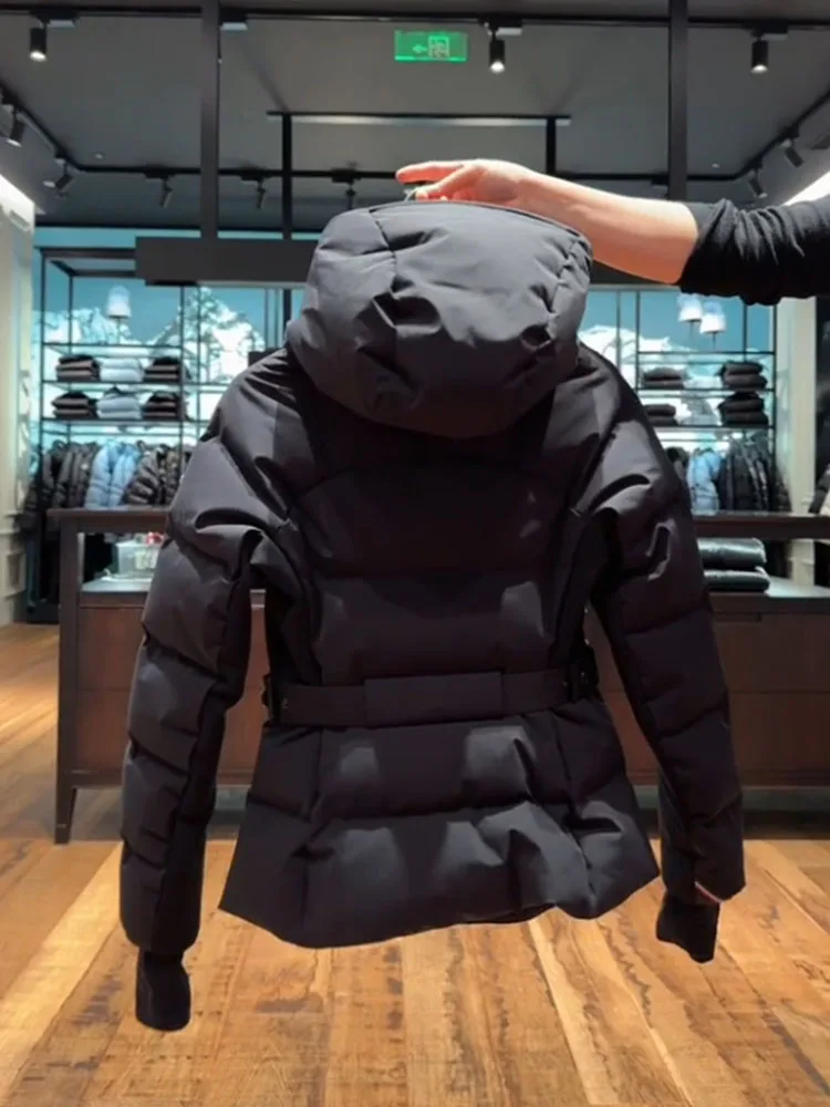 Unique Sli Bla taille couchée ort vers le bas Jaet femmes hiver 2025 nouveau haut de gamme mince combinaison de Ski vêtements d'extérieur