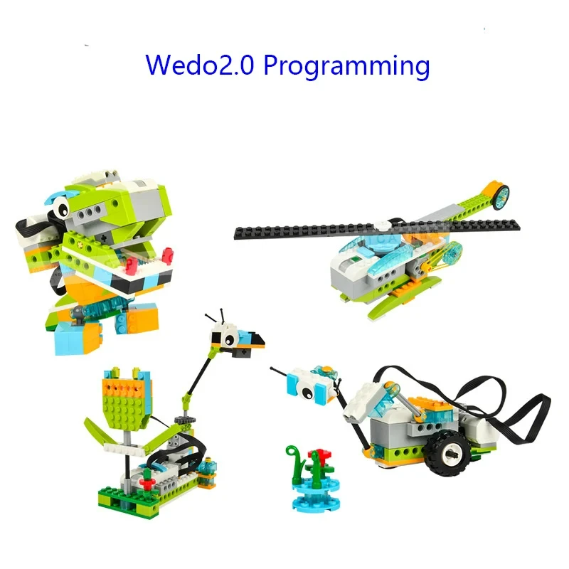 2022 New High-Tech Wedo 3.0 Robotics Construction Set Building Blocks Compatible with Logoes Wedo 2.0 Educational Diy Brick Toys