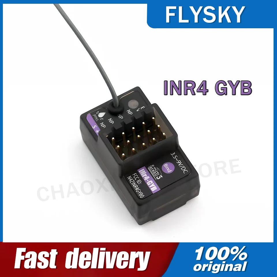 Flysky INr4 GYB Receiver 4 Channels Noble NB4 Gyro Receiver for Flysky NB4 Noble Lite Noble Pro Radio Transmitter AFHDS 3