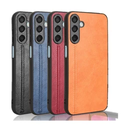 Stitching Fabric Leather Texture Case for Samsung Galaxy M15 M35 M55 M14 M34 M54 5G Cover Coque Fundas Capa