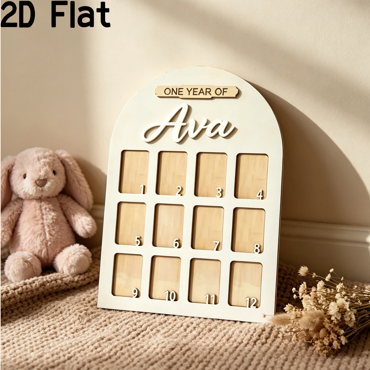 1Pc Custom Photo Record Board Wooden Acrylic Name Plaque,Home Room Wall Door Decor,DIY Nursery Birthday Wedding Graduation Gift