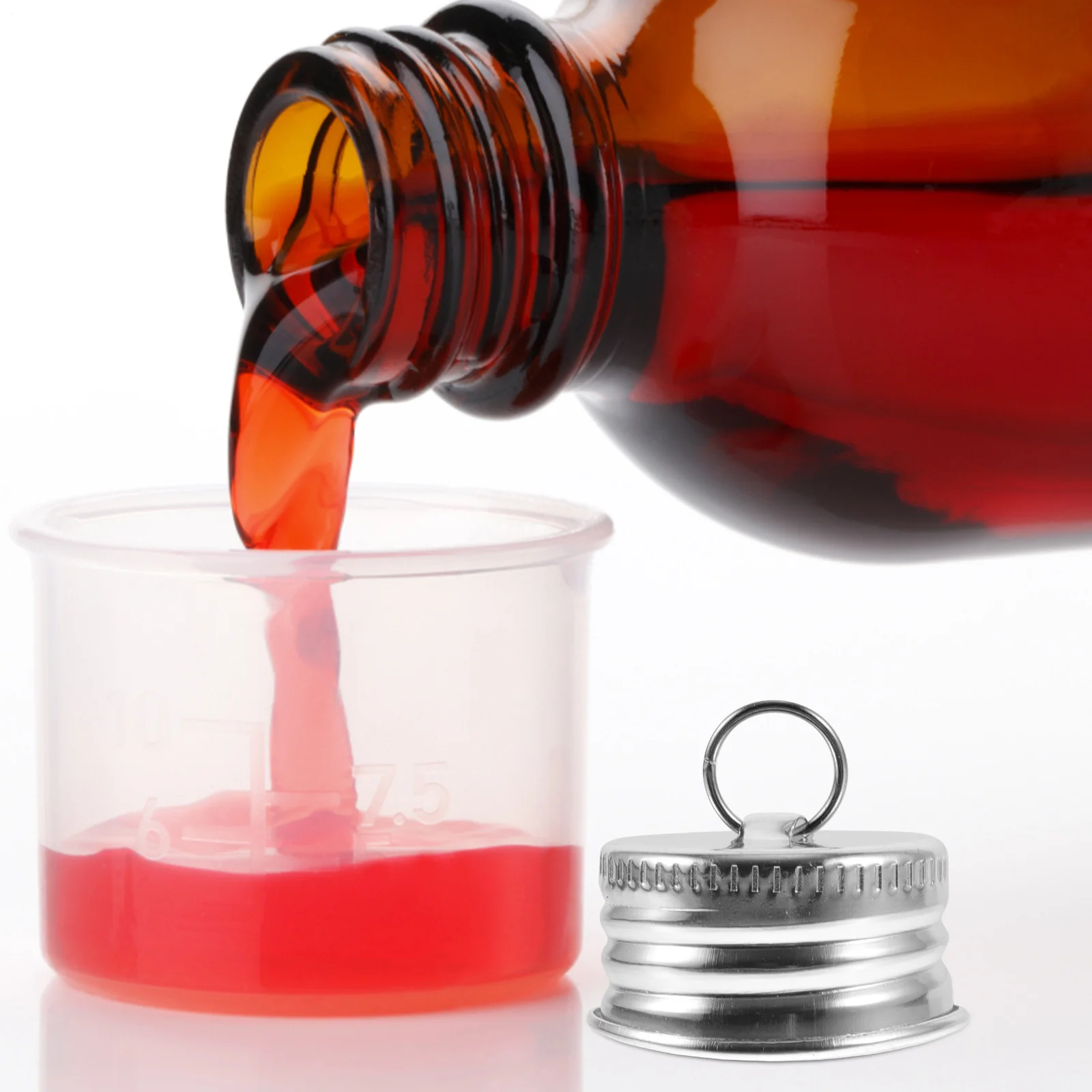 

20pcs Aluminum Cover Jars Metal Lids Lightweight Silver Corrosion Resistance Smooth Surface Practical Bottle Caps