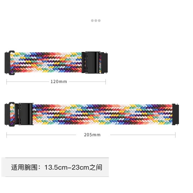 Huaweiウォッチ用ウーブンウォッチバンド,織りブレスレットの交換,gt2,22mm,gt3,46mm