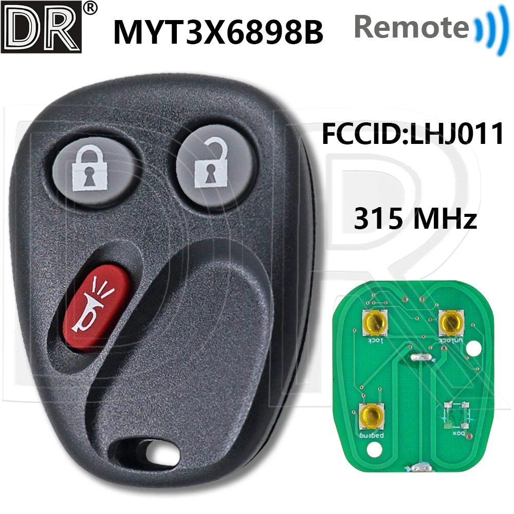 

Great Keyless Entry Car Remote Key For Hummer H2 Cadillac Escalade Chevrolet Avalanche 2003 2004 2005 2006 315MHz FCCID:LHJ011