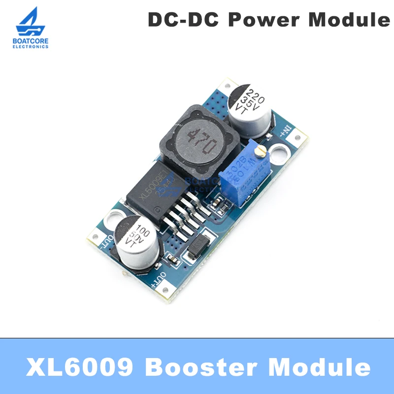 1/3/5/10PCS XL6009 DC-DC Step Up Module 4A Boost Converter 5-32V to 5-50V Adjustable Power Supply LM2577