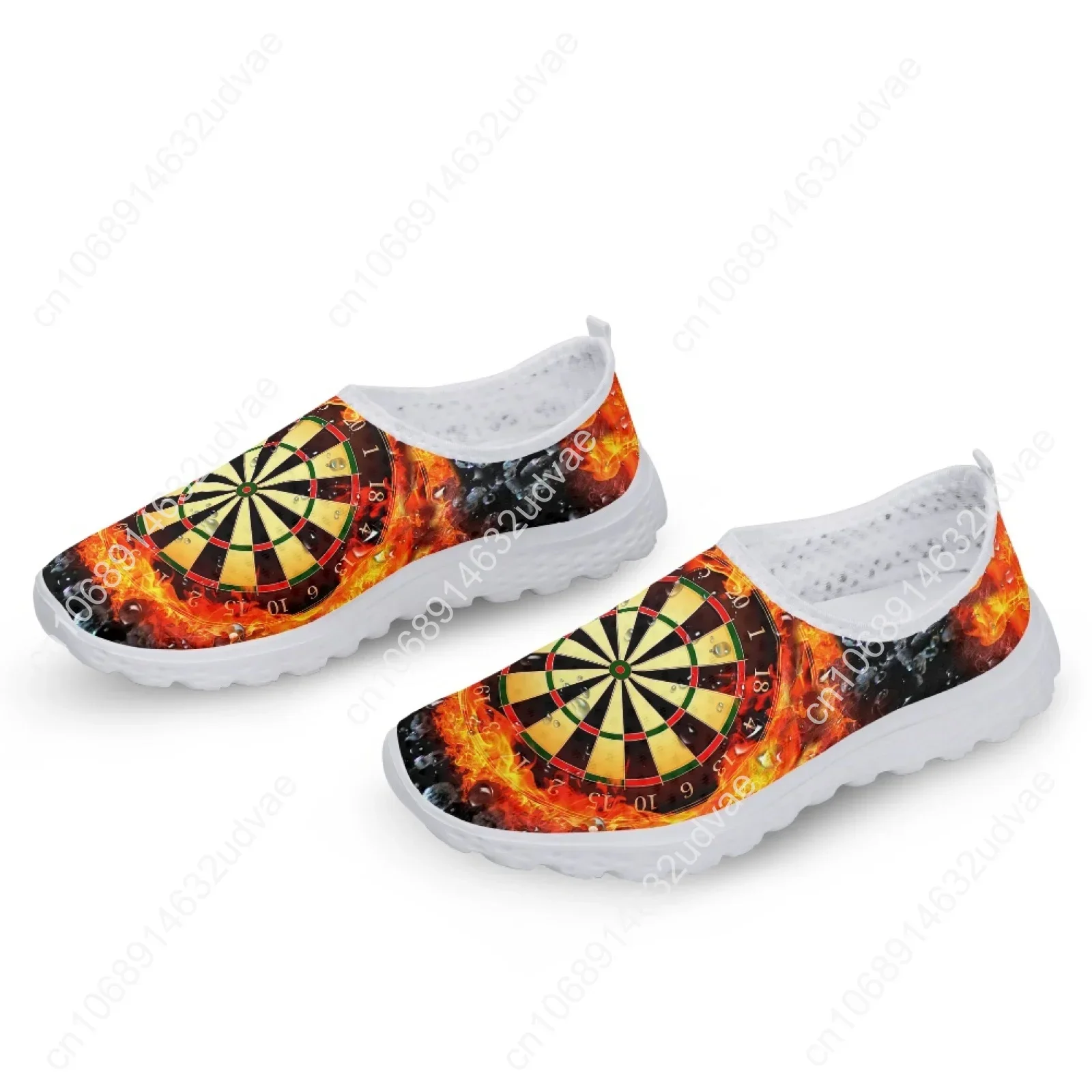 New Women Shoes Brand Flats Summer Fashion Women's Loafers Cool Fire Darts Pattern Student Comfortable Walking Shoes