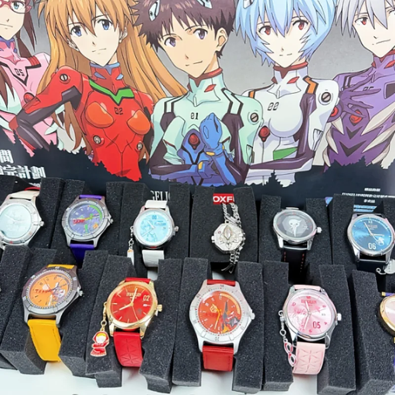 

BOX FUN Blind Box Watch EVA Evangelion Theme Custom Anime Figure Mystery Box Birthday Gift Collection Toy For Anime Collector