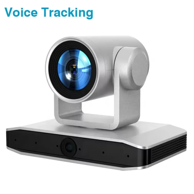 독특한 4K 음성 추적 PTZ 회의 카메라 12배 광학 줌 라이브 스트리밍 화상 회의 그룹 POE HDM IP 회의실