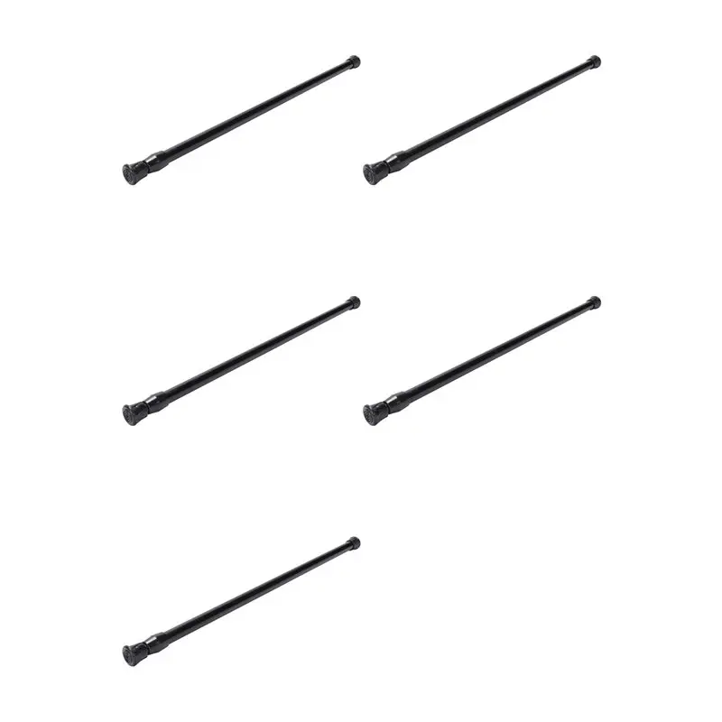 5X Spring Extendable Loaded Curtain Rail Pole Telescopic Bath Window Tension Rod,40-70Cm-A68E