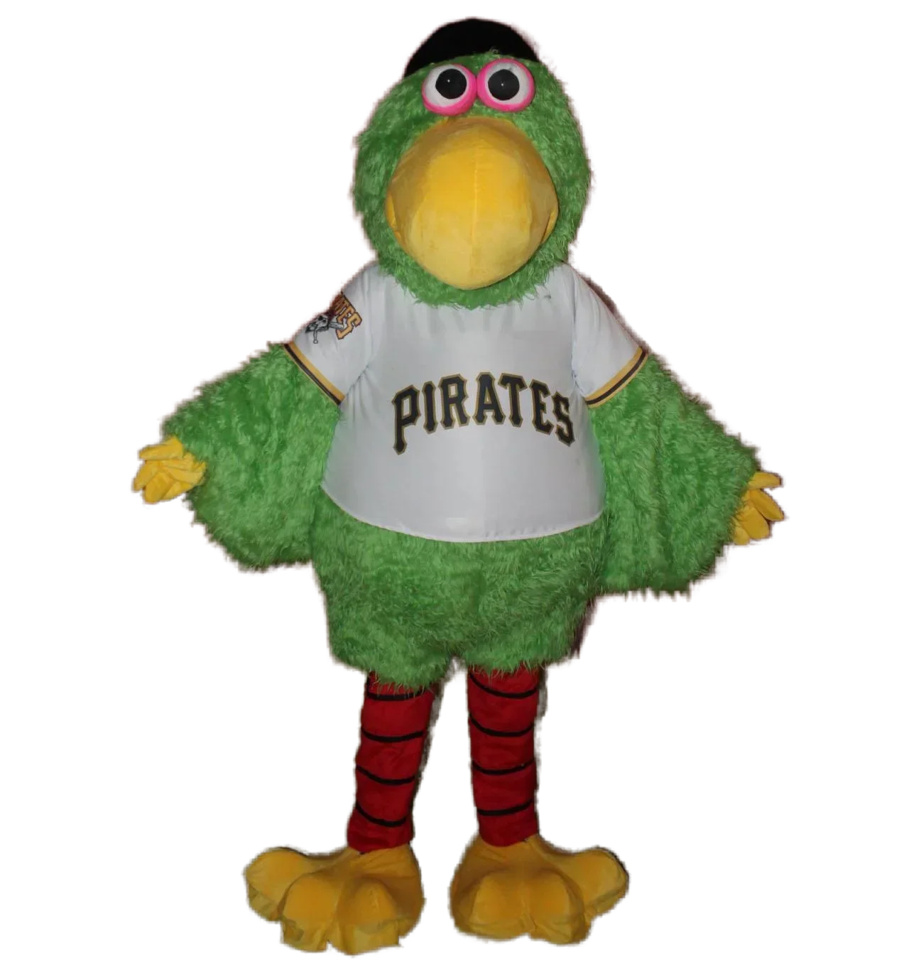 adult green pirate parrot mascot costume sports team mascot outfit cosplay suit