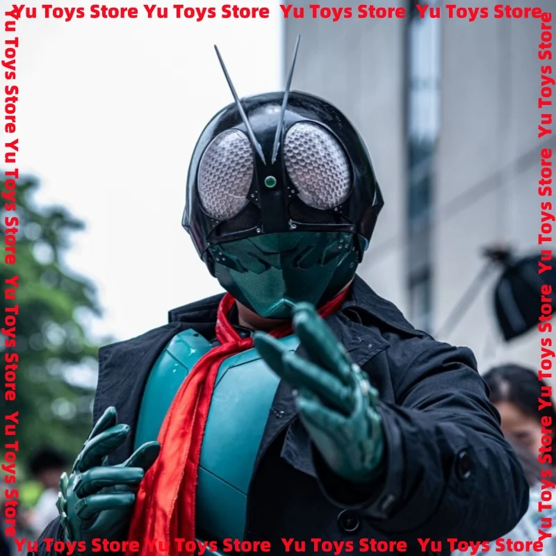 متوفر في المخزون تأثيري شين كامين رايدر مصباح ليد هالوين دور قناع خوذة الكبار الرجال يلعبون أقنعة تنكرية قناع التصوير الدعامة