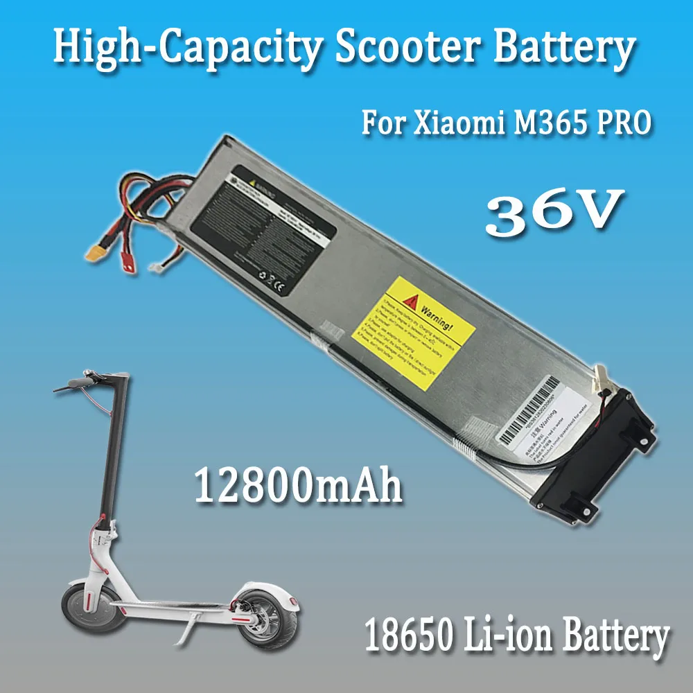 

For XiaoMi M365 PRO Scooter Replace Battery 36V 12.8Ah High Capacity Li-ion Battery Pack