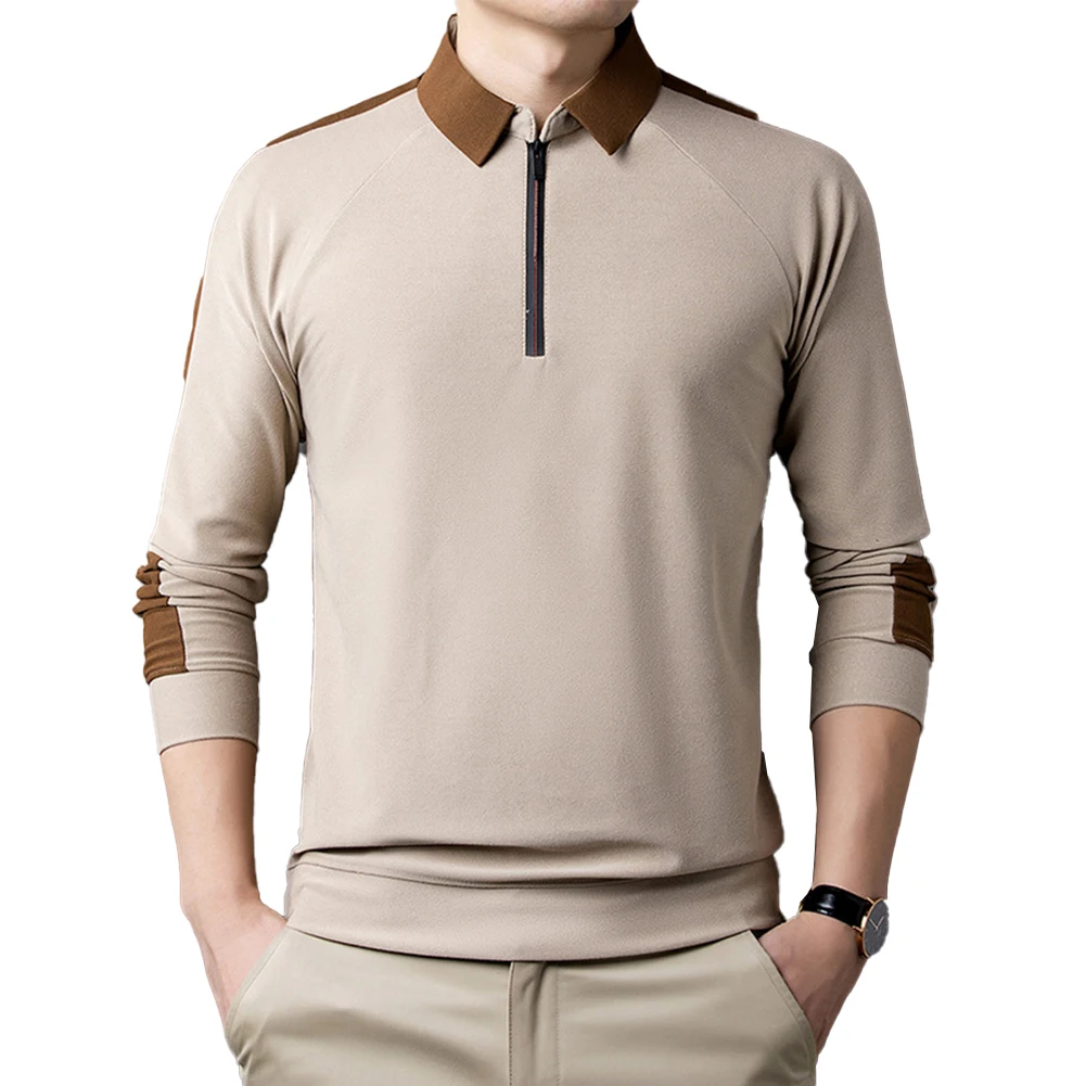 

T Shirt Top Long Sleeve Mens Slim Blouse Button Collar Dress Shirt Formal For Men Affordable Brand New Fashion