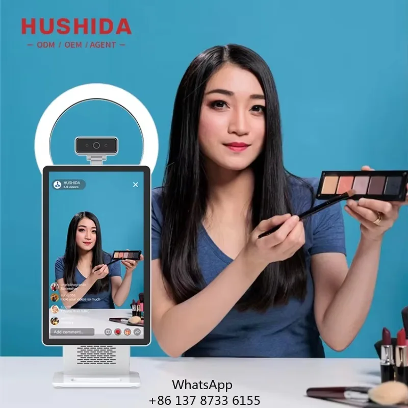 

HUSHIDA HD Camera 15.6 Inch Device Live Streaming Multi Function Live Instrument Livestream Software