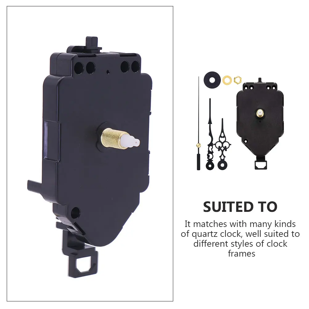 

Suite Pendulum Clock Movement Office Vintage Decor Minimalist Plastic Wall Mechanism Kit