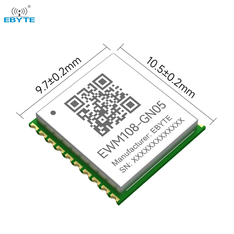 GNSS BDS/GPS/GLONASS/Galileo/QZSS/SBAS Multi System Module EBYTE EWM108-GN05 Series High Accuracy Sub-Meter L1 L5 Frequency