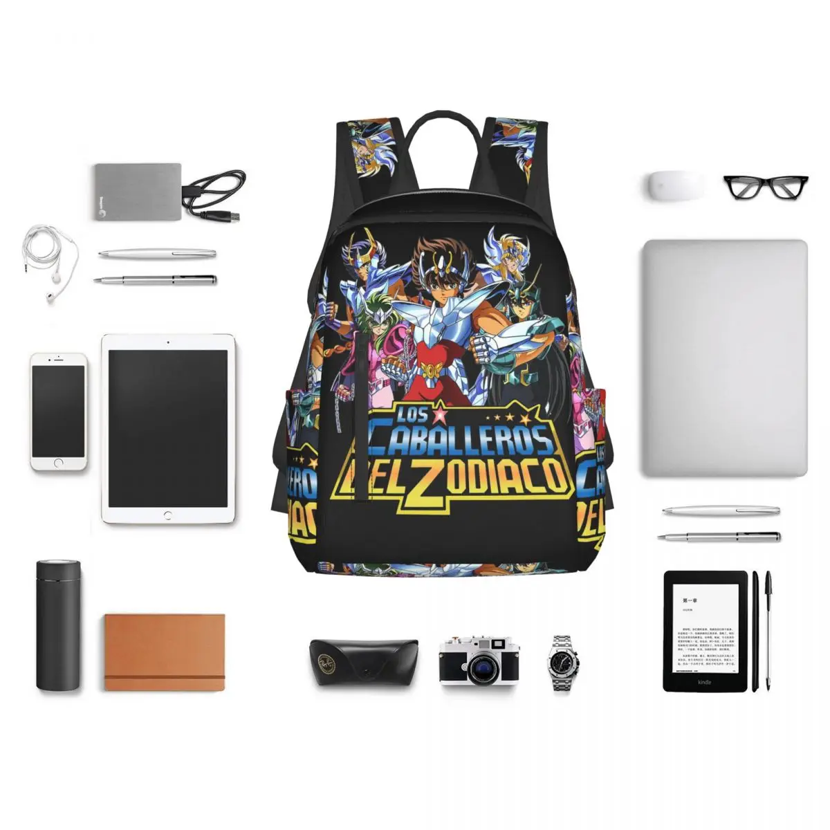 Knights Of The Zodiac Saint Seiya Backpack Student BookBag Kids
