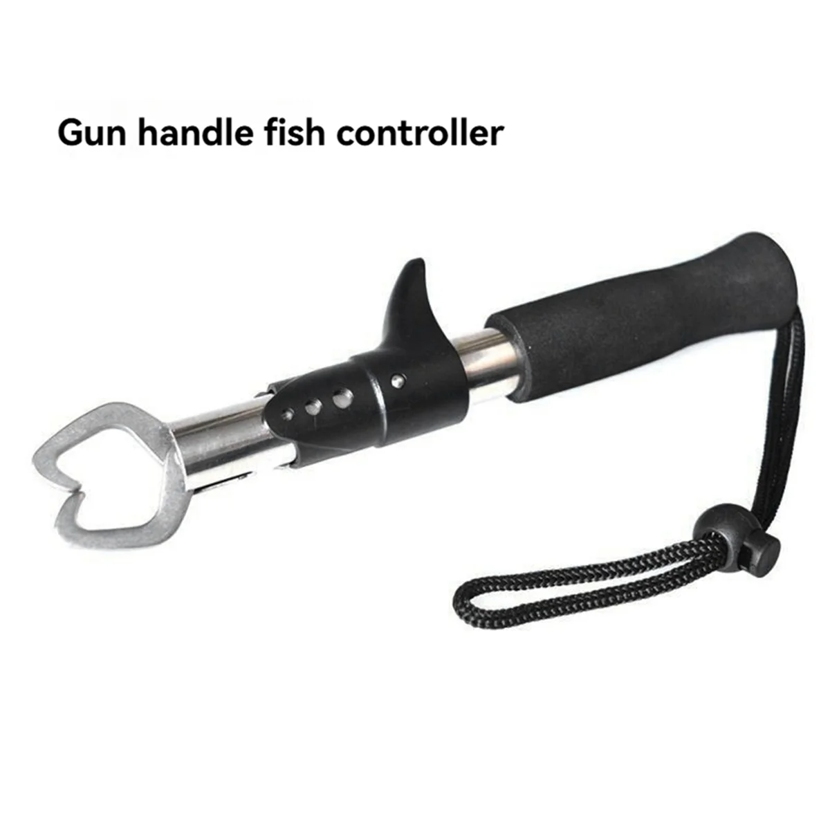 Pesador de correa de acero inoxidable A71P con controlador de pez con regla, controlador de pinza de pescado, equipo de pesca Luya C