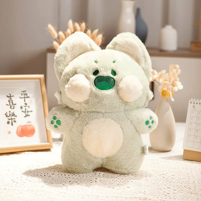 Almohada de peluche suave y adorable de Dudu Meow autorizada para dormitorio de niñas, cabecero de cama, respaldo, almohada para abrazar