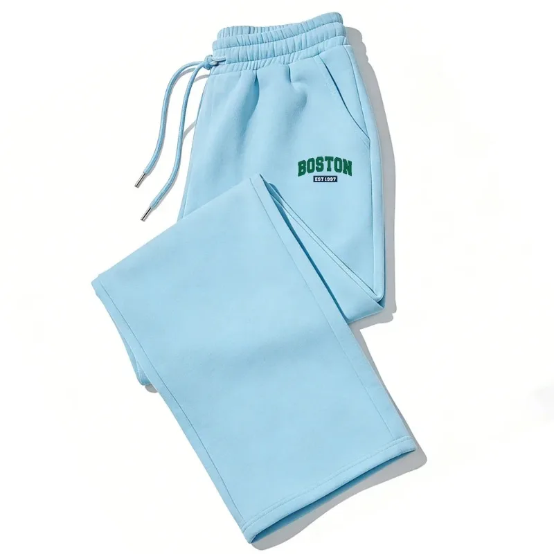 Men's sports pants printed daily casual fashion pants sports jogging sweatshirt men's pants - Image 3