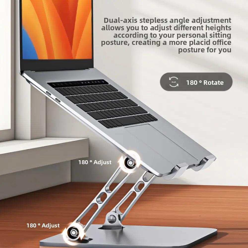 

Portable Adjustable Laptop Stand Multi Angle Heat Dissipation Laptop Holder Foldable Metal Laptop Metal Bracket Office